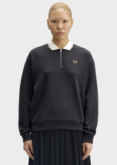 Джемпер-поло FRED PERRY Zip Neck Collar Sweatshirt