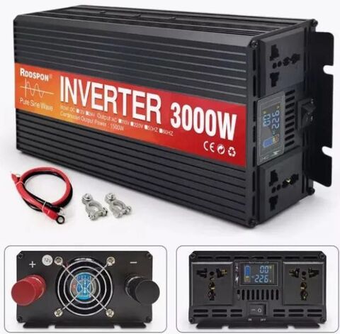 Автомобильный преобразователь напряжения инвертор RDDSPON 3000Вт 12в-220в Чистый синус Автомобильный преобразователь напряжения инвертор RDDSPON 3000Вт 12в-220в Чистый синус