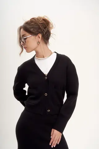 Кардиган с V-образным вырезом DAN MARALEX