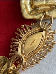 Браслет-цепь SCHIAPARELLI с подвесками в позолоте