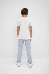 брюки  для мальчика  ТК 46141/голубой