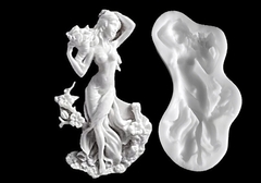 Силиконовый молд Богиня весны, цветов и юности