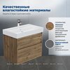 Aquanet 348194 Тумба с раковиной Nova Lite 2.0 75 2 ящ. цв. дуб рустикальный (348194)