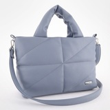 Сумка Саломея 199 гладкий серо-голубой