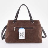 Сумка Саломея 168 эко-замша шоколад