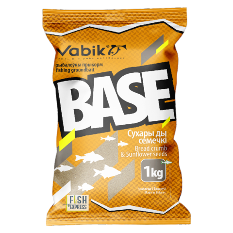 Прикормка Vabik BASE Сухари-Семечки 1кг 10 шт/уп.