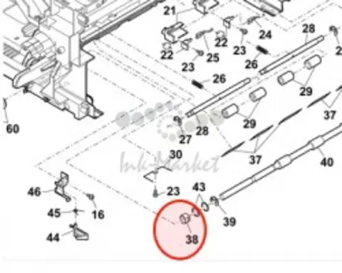 Подшипник оригинал для Sharp AR163 / AR235 / AR275 / ARM236 / ARM276 NBRGC0018QSZZ