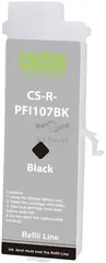 Картридж перезаправляемый струйный Cactus CS-R-PFI107BK черный для Canon imageProGRAF iPF670, 680, 685, 770, 780, 785 без чипа