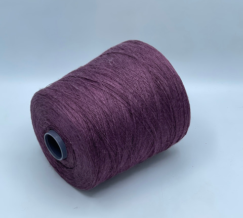 Бобинная пряжа, Linen, 1/960 960м, 100% Лен, Ежевика. 40744
