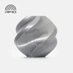 Пластик для 3D-печати Bambu Lab PLA Silk+, 1.75 мм, 1 кг, серебристый (Silver), на катушке, A06-D1-1.75-1000-SPL