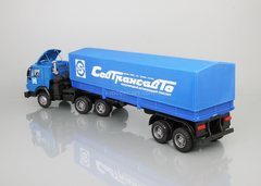 KAMAZ-54115 semitrailer with tarpaulin Sovtransavto metal spoiler Elecon 1:43