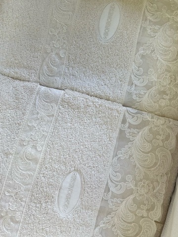 Халат и полотенца 5шт Borbonese Botticelli шампань