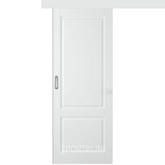 Купить Межкомнатная одностворчатая дверь купе эмаль VFD Dorren Polar белая глухая
