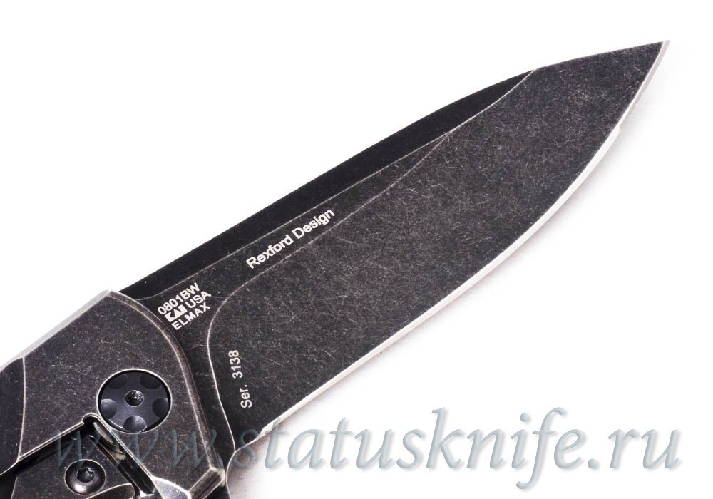 Нож Zero Tolerance 0801BW Blackwash Todd Rexford