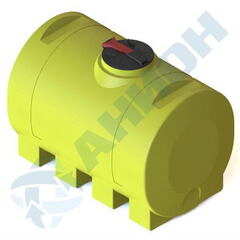 Емкость 2000л МН с откидной  крышкой с клапаном Анион 2000 л. горизонтальная (1820x1130x1380см;желтый) - арт.559558