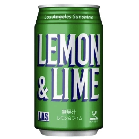 Газированный напиток LAS Lemon & Lime Tominaga, 350 мл