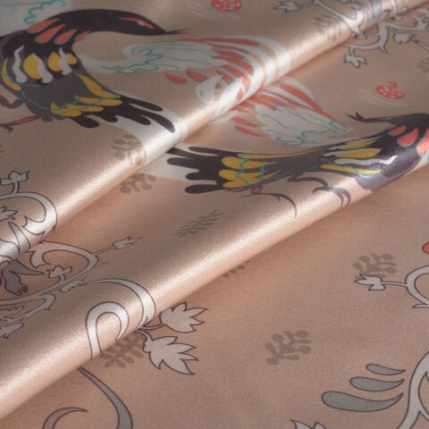 Наволочка 50x70 Mollen Мезенская роспись пудровая хлопковая