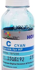 Чернила водные DCTec cyan 100 мл для плоттеров HP DJ 500/800/K550/K8400. Серия 197230
