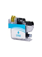 Струйный картридж Sakura LC3617C для Brother MFC-J2330DW, J2730DW, J3530DW, J3930DW, пигментный тип чернил, голубой, 10 мл., 550 к.