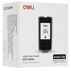 Печатающая головка XJ322-0B для водорастворимых черных чернил для принтеров Deli 3 серии