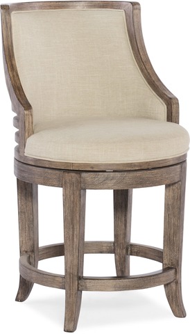 Hooker Furniture Dining Room Lainey Transitional Counter Stool