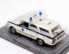 FSO 125P Sanitarka Ambulance 1:43 DeAgostini Kultowe Auta PRL-u