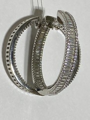 Конго (серьги из серебра)