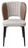фото 6 Стул HERMES WZ2042-02 светло-бежевый фактурный велюр/ HK017-31 серо-коричневый PU, М-City на profcook.ru