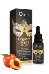 Парные возбуждающие капли ORGIE Orgasm Drops Vibe (со вкусом персика)