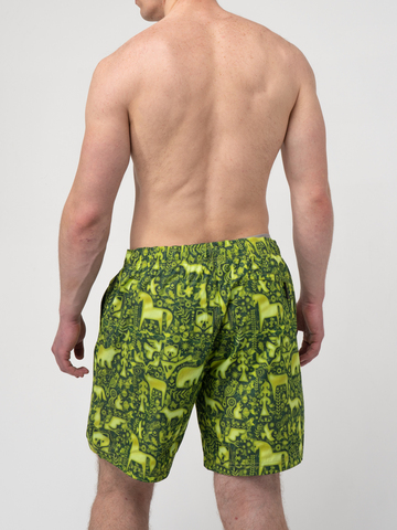 Пляжные шорты «Зеленый лес» / Распродажа