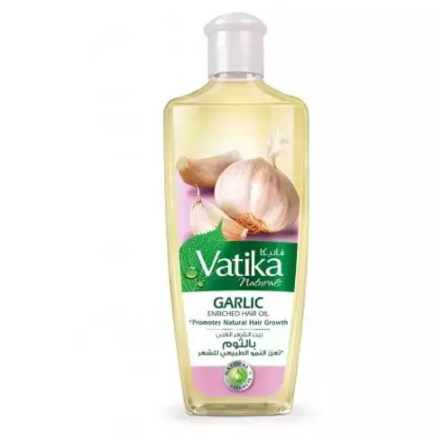 Масло для волос Ватика 'Vatika Garlic Enriched Oil' обогащенное Чесноком 200мл