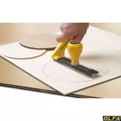 OLFA с сегментированным лезвием 18х100х0.5 мм, циркульный нож (OL-CMP-2)