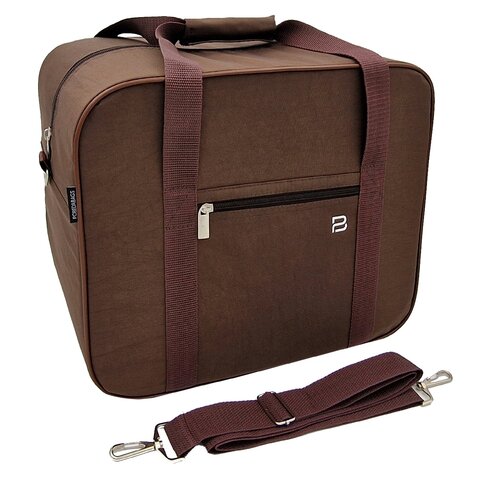 Сумка дорожная для ручной клади Pobedabags Премиум  36 х 30 х 27 коричневый