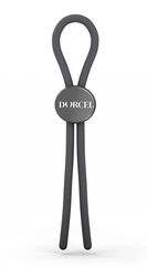 Серое эрекционное лассо на пенис Mr Dorcel - 
