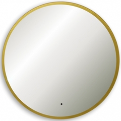 Abber AG6204SCG-0.77 Зеркало Mond AG6204SCG-0.77 с подсветкой, бесконтактный выключатель, диммер, золото фото