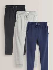 Джоггеры для девочки Next A77-468, 3 шт., Черный, Серый, Синий