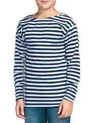 Купить тельняшку для мальчика - Магазин тельняшек.ру 8-800-700-93-18Тельняшка детская (темно-синяя полоса) в Магазине тельняшек