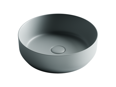Умывальник чаша накладная круглая (Антрацит Матовый) Element 390*390*120мм Ceramica Nova CN6022MH