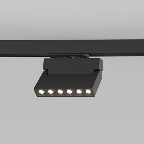 Трековый светодиодный светильник Garda Черный 10W 4200K (85017/01)