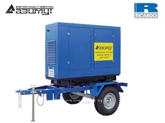 Дизельный генератор Азимут ЭД-25-Т400-2РПМ19 Ricardo на шасси в капоте с автозапуском