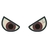 JTG 3D Patch Angry Eyes