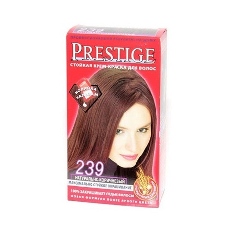 Краска для волос Prestige 239 - Натурально-коричневый, 50/50 мл.