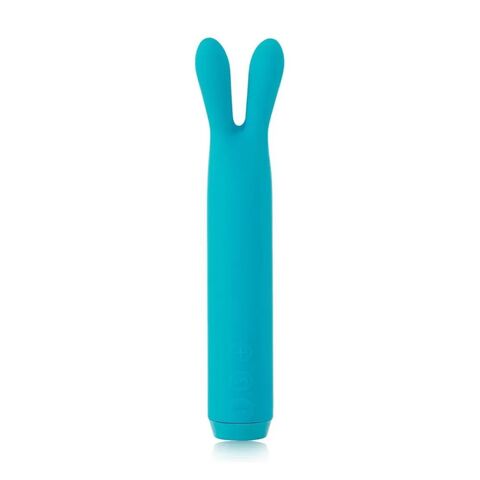 Голубой вибратор с ушками Rabbit Bullet Vibrator - 8,9 см. - Je Joue BUL-RBT-TL-USB-VB_EU