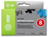 Картридж струйный Cactus CS-CLI8C голубой (13.4мл) для Canon Pixma MP470, MP500, MP510, MP520, MP530 MP600, MP800, MP810, MP830, MP970, iP3300, iP3500, iP4200, iP4300, iP5200, iP5300, iP6600D, iP6700D, MX700, MX850, iX4000, iX5000, Pro9000, 9000, Mar