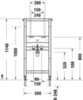 Элемент для раковины стандартный Duravit DuraSystem WD2001000000