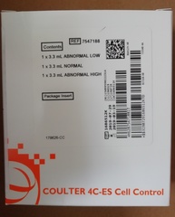 7547188 Контроль 4С-Es, -Coulter 4C-ES Cell Control. Контрольный материал (три уровня, 3х3.3 мл) Beckman Coulter