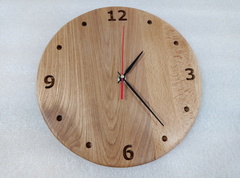Часы круглые из дерева