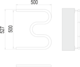 Полотенцесушитель Terminus М-образный (3/4