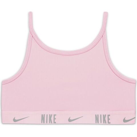 Теннисный бюстгальтер детский Nike Trophy Bra G - pink foam/light smoke grey