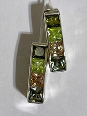 Триангл (серьги из серебра)